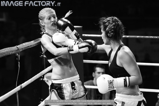 2013-11-16 Vigevano - Born to Fight 4995 Sandy Manfrotto-Luana Lorenzoni - K1
